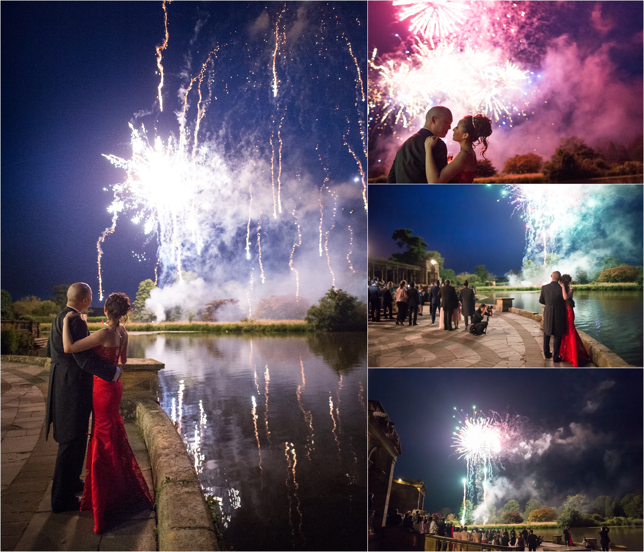 photographing fireworks at weddings