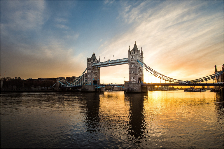 Tower Bridge London at Sunrise