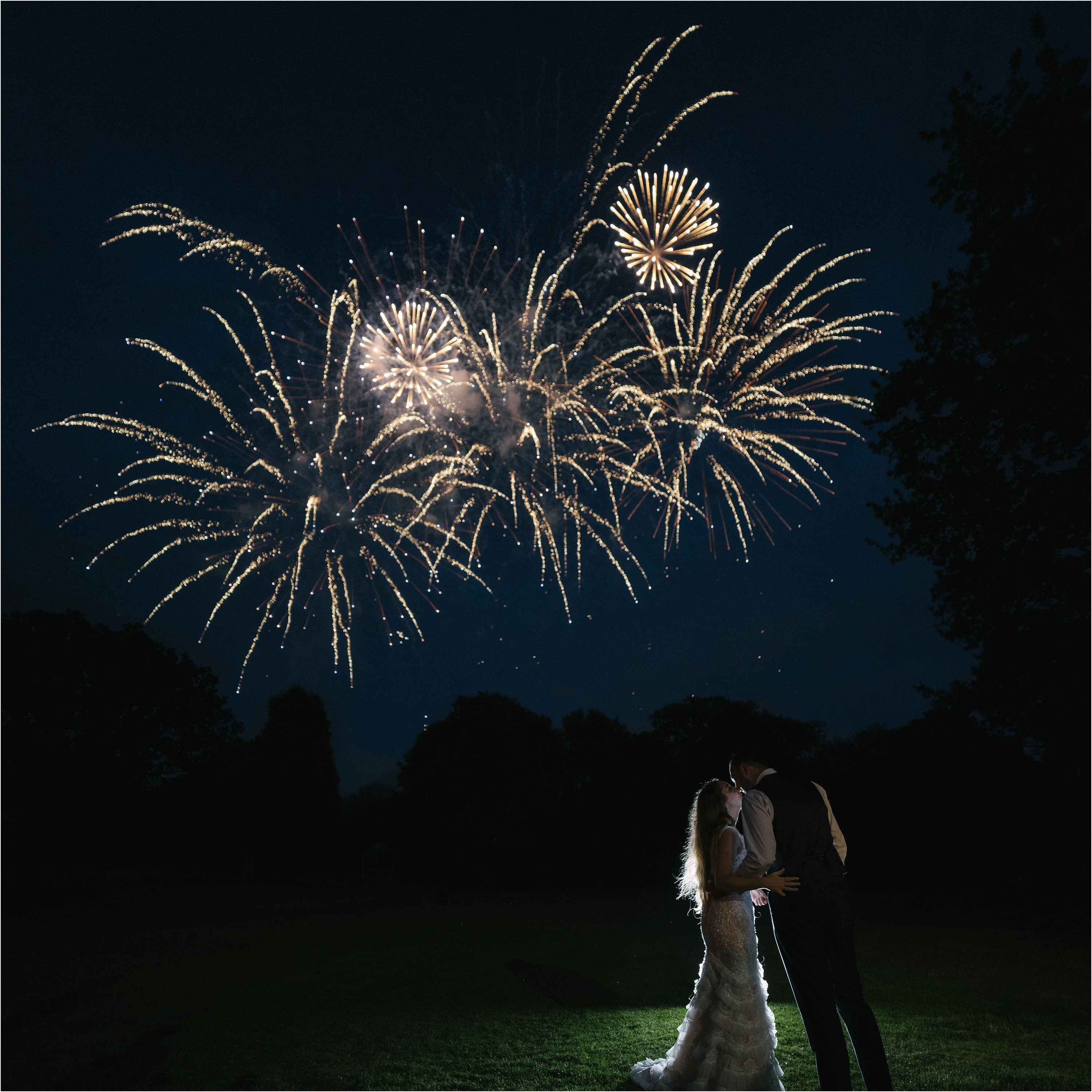 Fireworks at Sopwell House Wedding