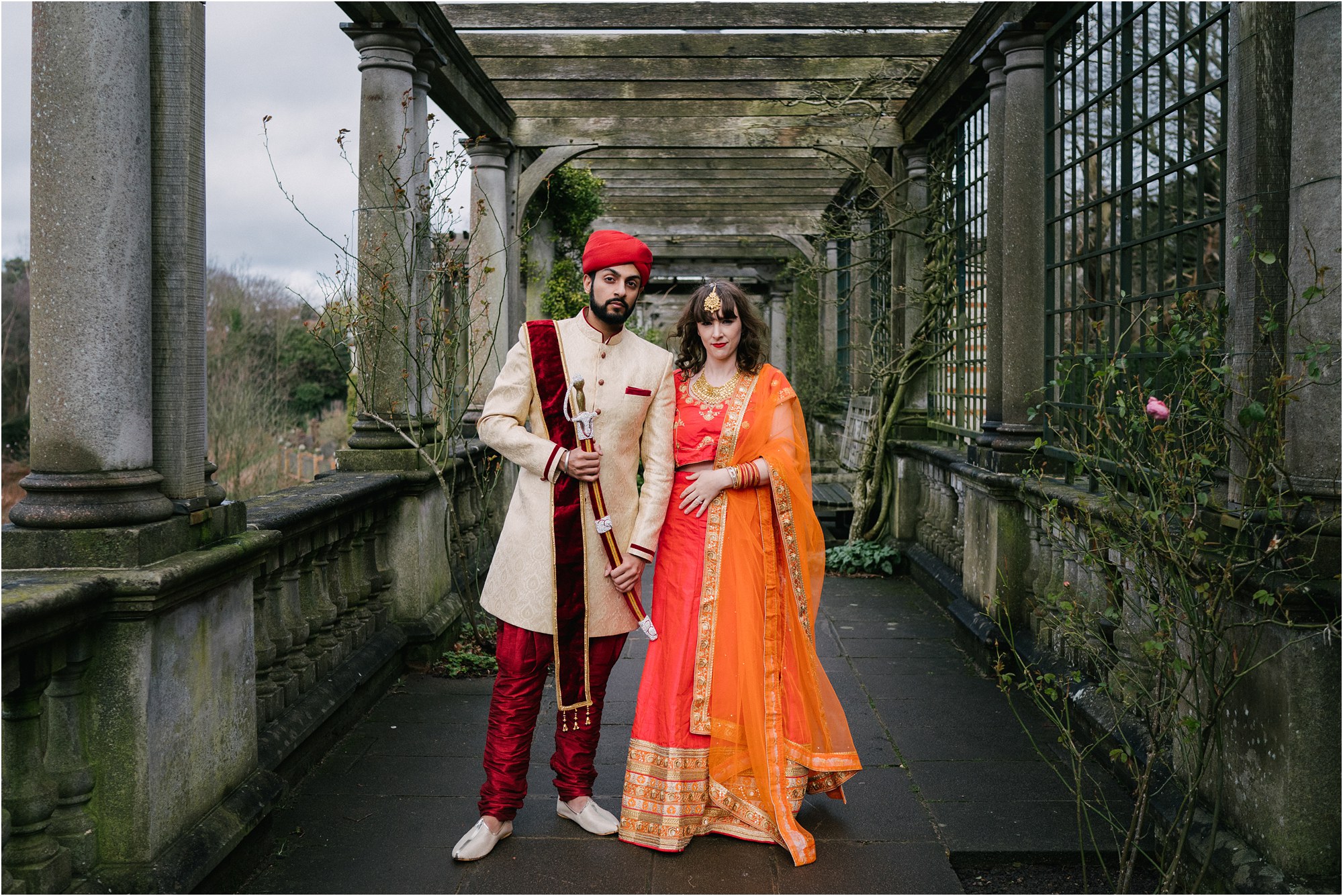 A indian pre-wedding photoshoot in London