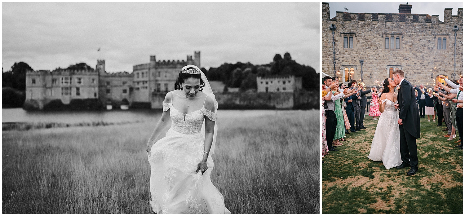 A wedding photoshoot at Leeds Castle in Kent. Photographed by Yorkshire Wedding Photographer Kari Bellamy. 